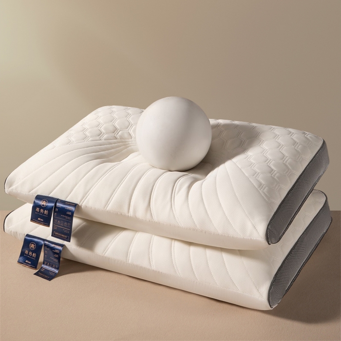 91家纺网 家纺一手货源 找家纺 （总）蝶飞舞 2025新款商务舱乳胶层护颈枕头枕芯太空舱云端舱护颈枕芯  商务舱