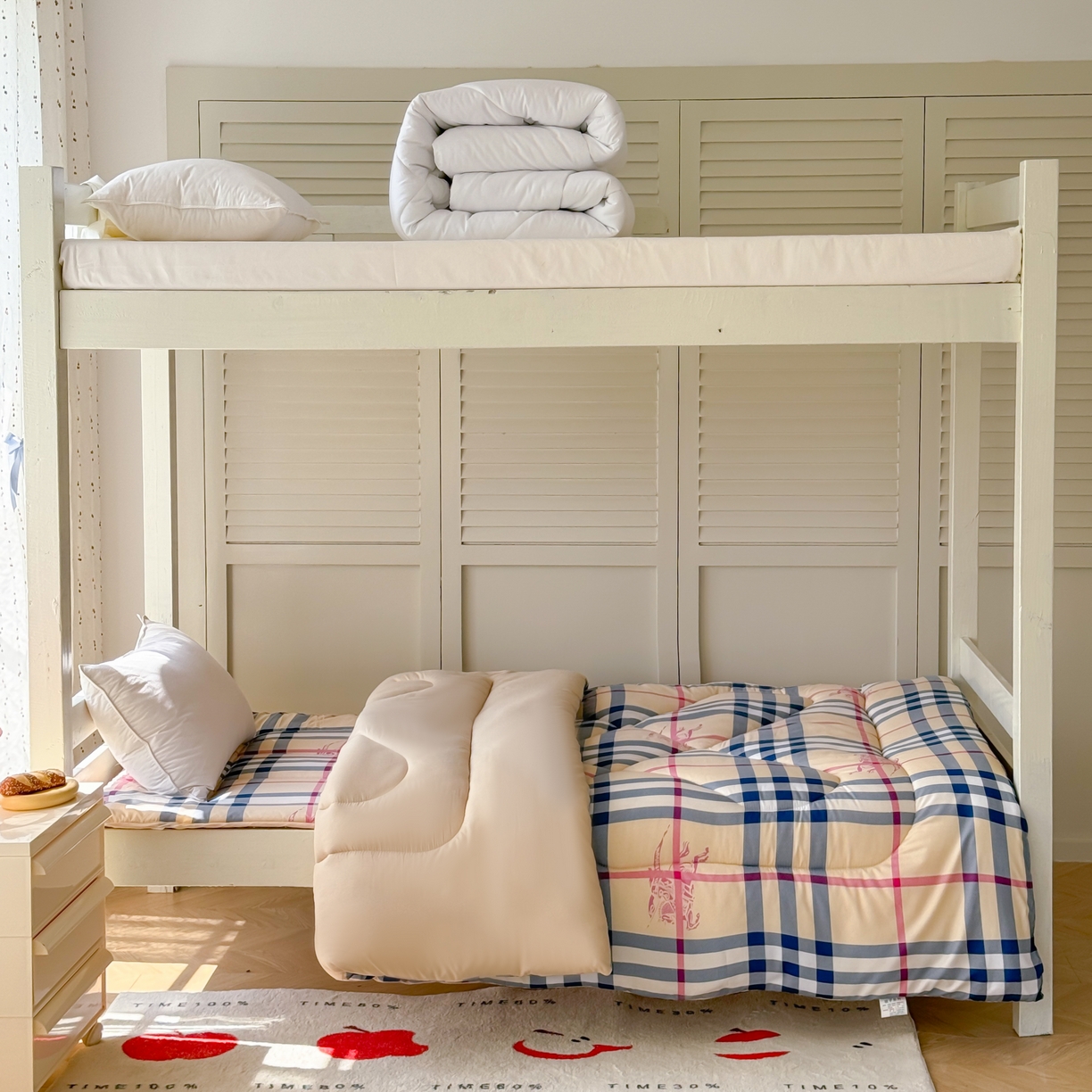 简冠家纺 2025新款羽丝棉学生床垫床褥床护垫学生被芯冬被被子春秋被 宝利格被芯