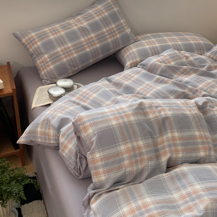 91家纺网 家纺一手货源 找家纺 （总）ab家纺 2025新款40支色织a类全棉水洗棉四件套