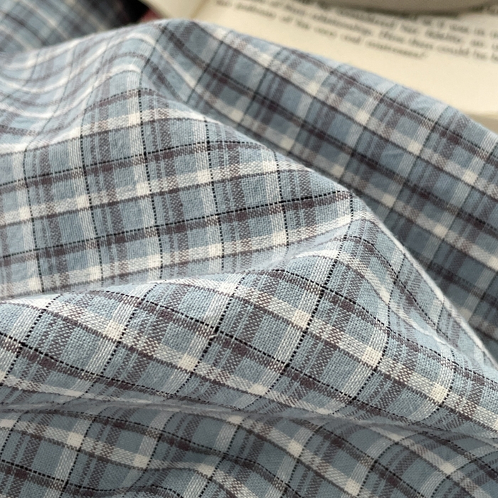 91家纺网 家纺一手货源 找家纺 ab家纺 2025新款40支色织a类全棉水洗棉四件套 若兮-兰