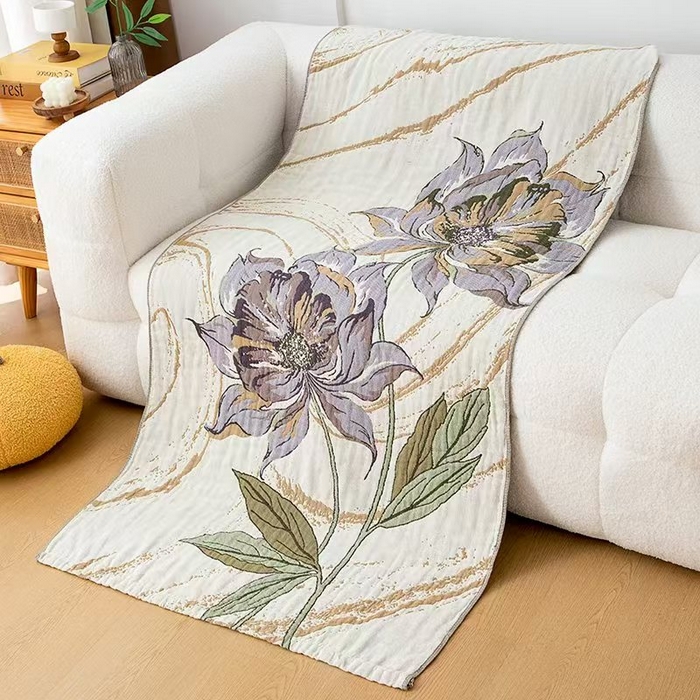 91家纺网 家纺一手货源 找家纺 （总）双梦2025新款全棉加大加厚纱布浴巾