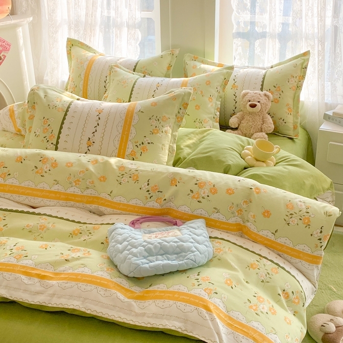 91家纺网 家纺一手货源 找家纺 汇总 简冠家纺 2025直播爆款北欧风亲肤植物羊绒磨毛四件套