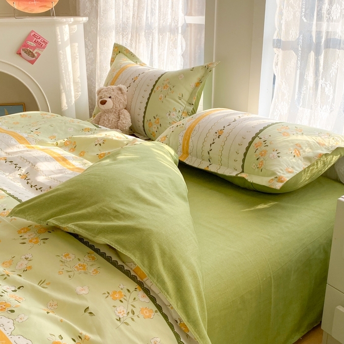 91家纺网 家纺一手货源 找家纺 汇总 简冠家纺 2025直播爆款北欧风亲肤植物羊绒磨毛四件套