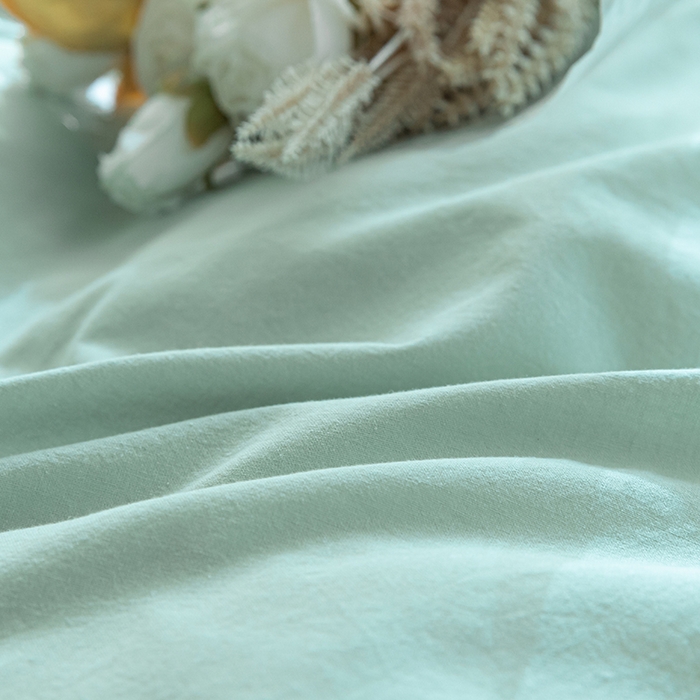 91家纺网 家纺一手货源 找家纺 佳汐蓝家纺 2025新款A类全棉水洗棉学生三件套 贴标-梵星蓝+山灰