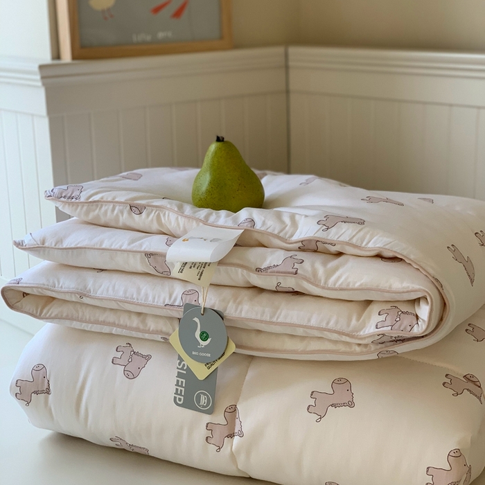 91家纺网 家纺一手货源 找家纺 汇庭2025秋冬新款全棉大豆被 宝莉小马白