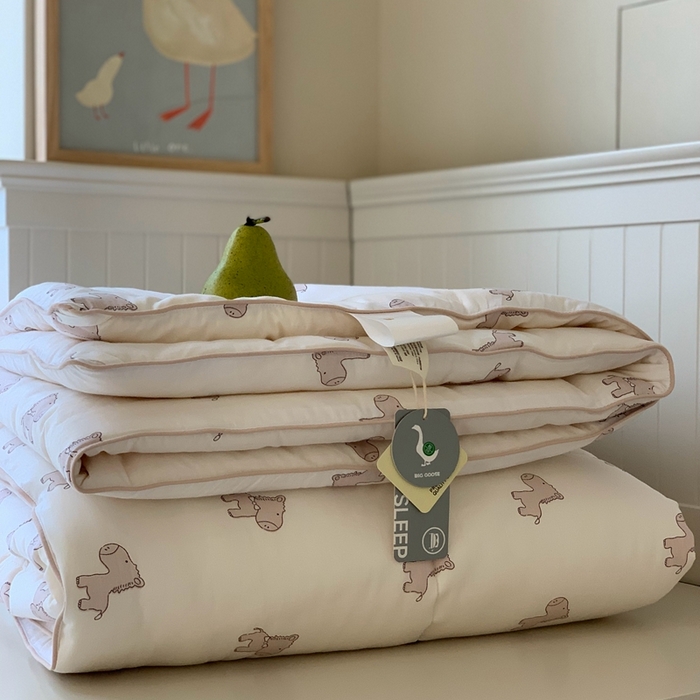 汇庭2025秋冬新款全棉大豆被 宝莉小马白