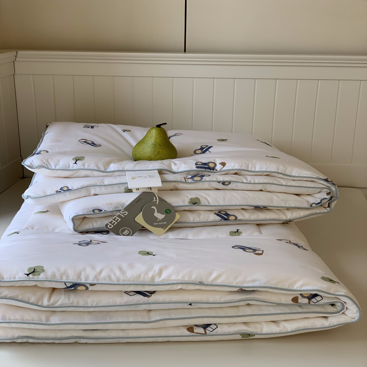 91家纺网 家纺一手货源 找家纺 汇庭2025秋冬新款全棉大豆被 挖掘分队白