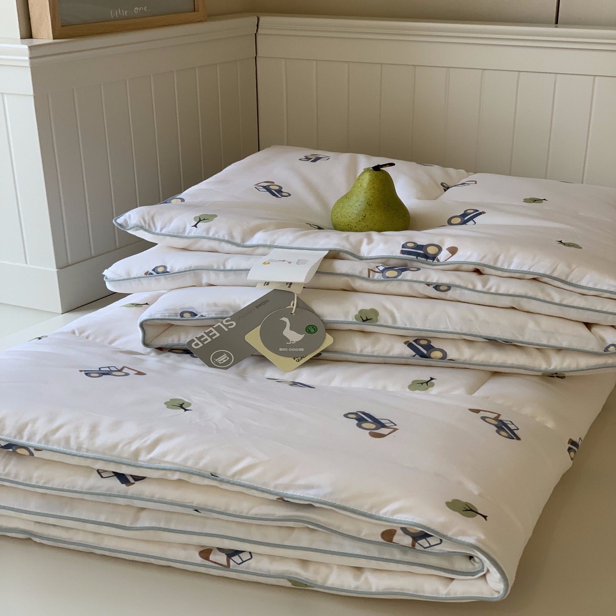 91家纺网 家纺一手货源 找家纺 汇庭2025秋冬新款全棉大豆被 挖掘分队白