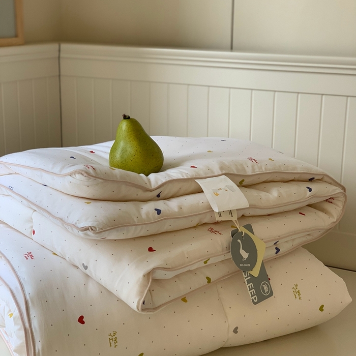 91家纺网 家纺一手货源 找家纺 汇庭2025秋冬新款全棉大豆被 心语白