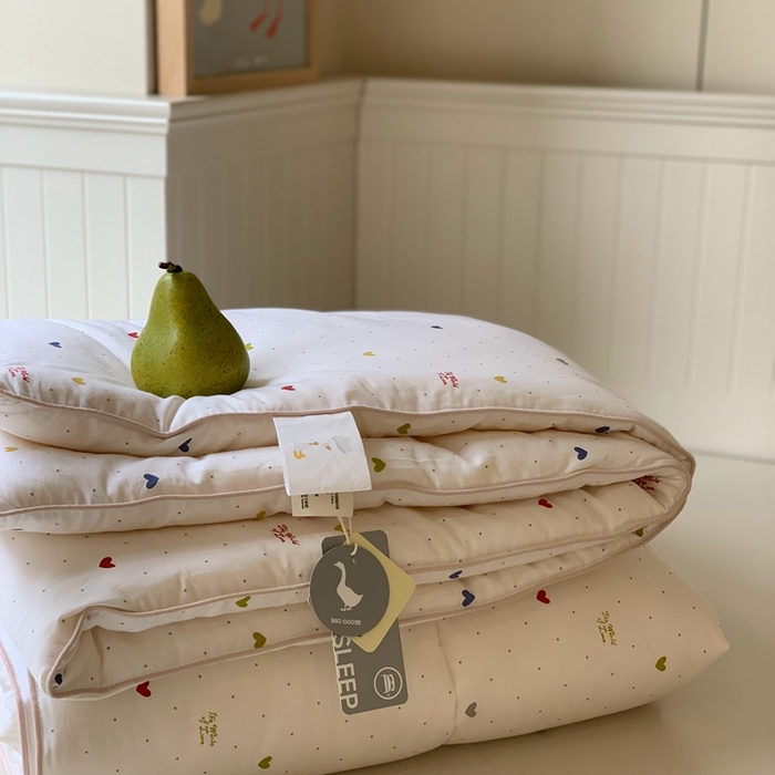 91家纺网 家纺一手货源 找家纺 汇庭2025秋冬新款全棉大豆被 心语白