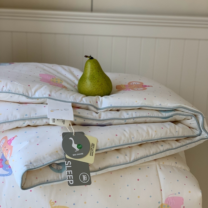 91家纺网 家纺一手货源 找家纺 汇庭2025秋冬新款全棉大豆被 炫彩象白