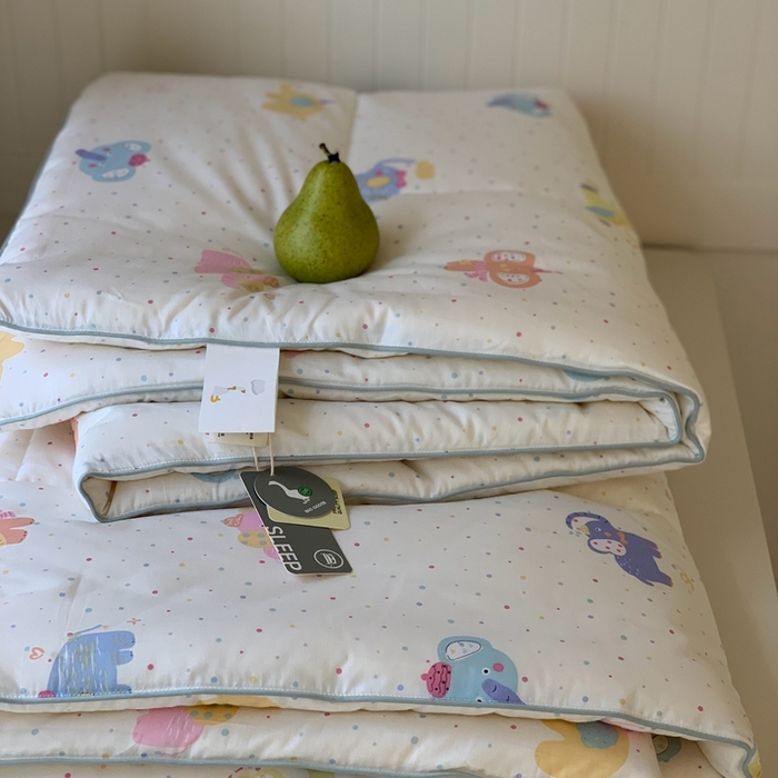 91家纺网 家纺一手货源 找家纺 汇庭2025秋冬新款全棉大豆被 炫彩象白