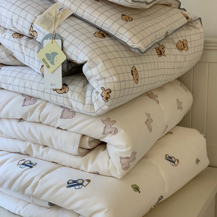 91家纺网 家纺一手货源 找家纺 汇庭2025秋冬新款全棉大豆被 组合（仅供参考）