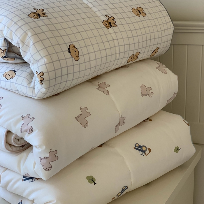 91家纺网 家纺一手货源 找家纺 汇庭2025秋冬新款全棉大豆被 组合（仅供参考）