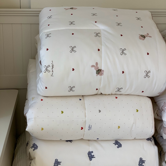 91家纺网 家纺一手货源 找家纺 汇庭2025秋冬新款全棉大豆被 组合（仅供参考）