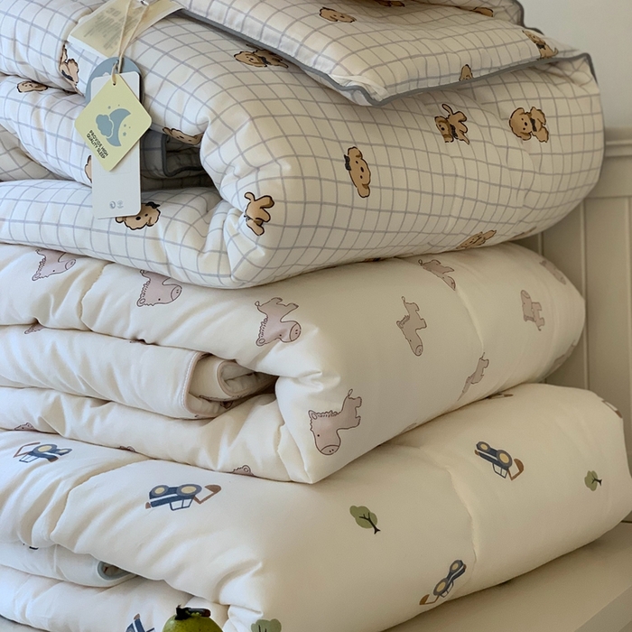 91家纺网 家纺一手货源 找家纺 汇庭2025秋冬新款全棉大豆被 组合（仅供参考）