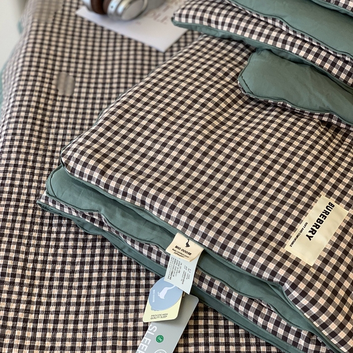 91家纺网 家纺一手货源 找家纺 汇庭2025新款·良品两件套（学生季春秋） 床盖·良品黑茶（春秋·黑巧绿