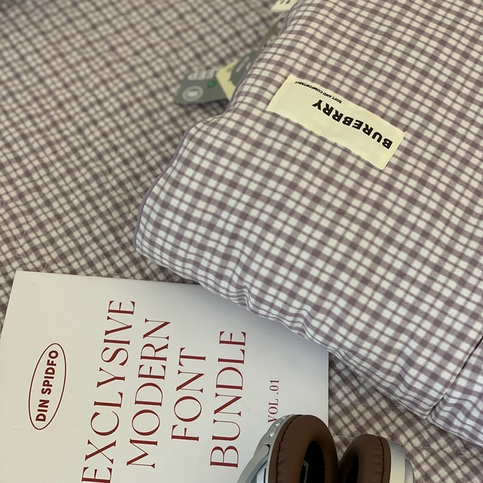 91家纺网 家纺一手货源 找家纺 汇庭2025新款·良品两件套（学生季春秋） 床盖·良品灰（春秋·胡桃格灰