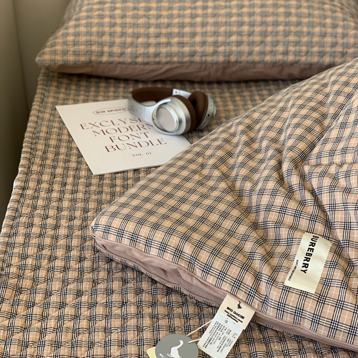 91家纺网 家纺一手货源 找家纺 汇庭2025新款·良品两件套（学生季春秋） 床盖·良品焦糖（春秋·黑巧咖