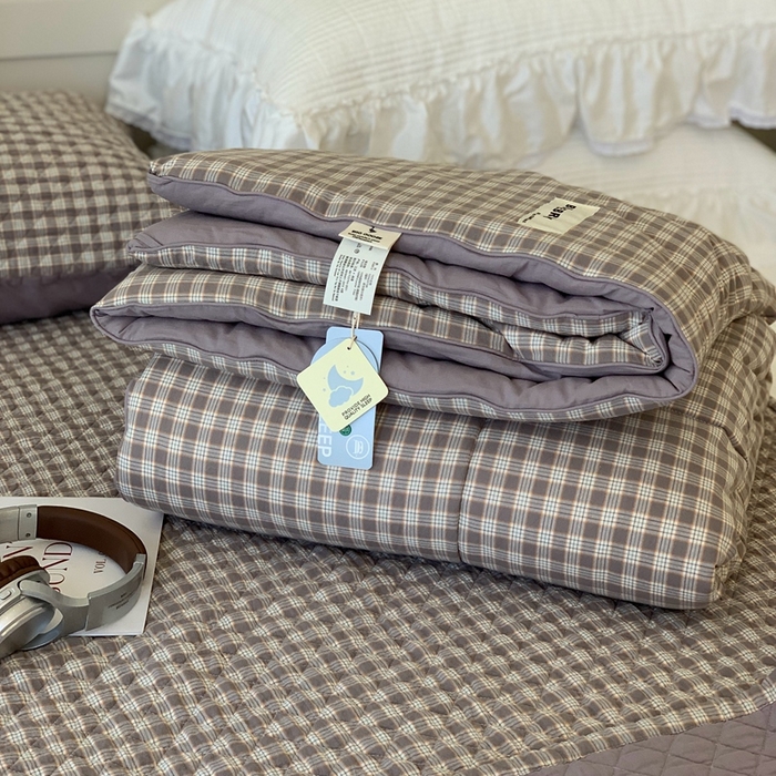 91家纺网 家纺一手货源 找家纺 汇庭2025新款·良品两件套（学生季春秋） 床盖·良品葡萄（春秋·黑巧葡萄