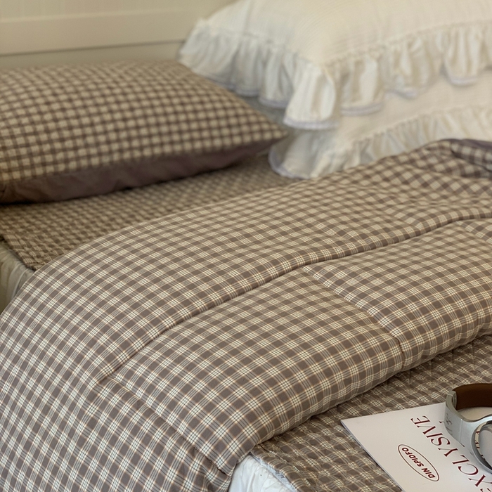 91家纺网 家纺一手货源 找家纺 汇庭2025新款·良品两件套（学生季春秋） 床盖·良品葡萄（春秋·黑巧葡萄