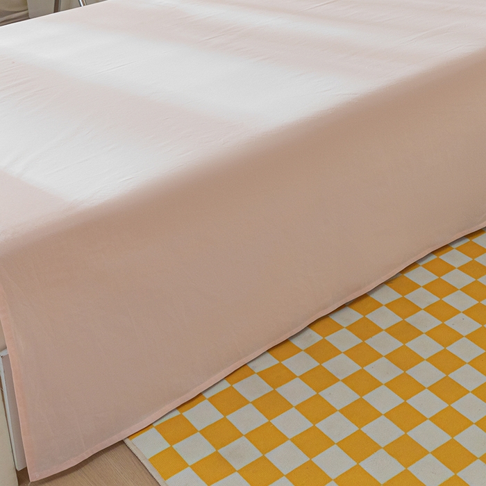 91家纺网 家纺一手货源 找家纺 佳汐蓝家纺 2025新款A类全棉水洗棉学生三件套 贴标-浅紫+奶油粉