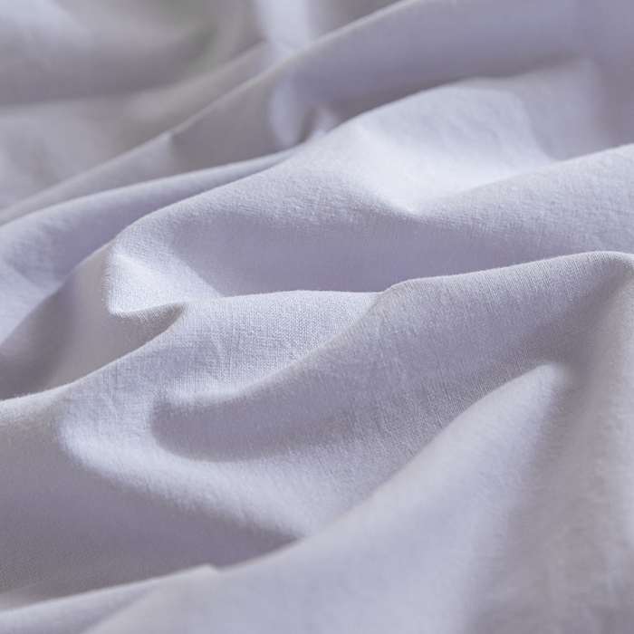 91家纺网 家纺一手货源 找家纺 佳汐蓝家纺 2025新款A类全棉水洗棉学生三件套 贴标-浅紫+奶油粉