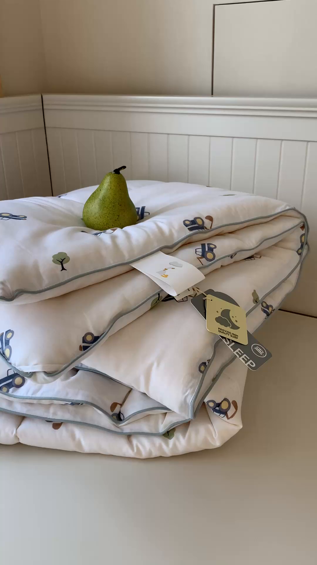 91家纺网 家纺一手货源 找家纺 汇庭2025秋冬新款全棉大豆被 挖掘分队白