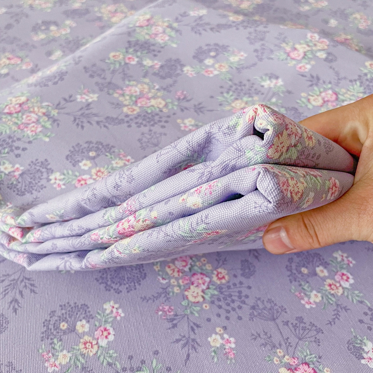 91家纺网 家纺一手货源 找家纺 金泰莱2025新款花边款老粗布床单 豆蔻