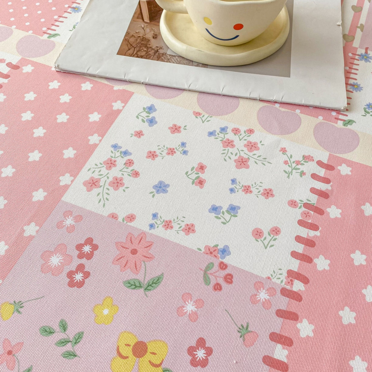 91家纺网 家纺一手货源 找家纺 金泰莱2025新款花边款老粗布床单 蔓塔花园