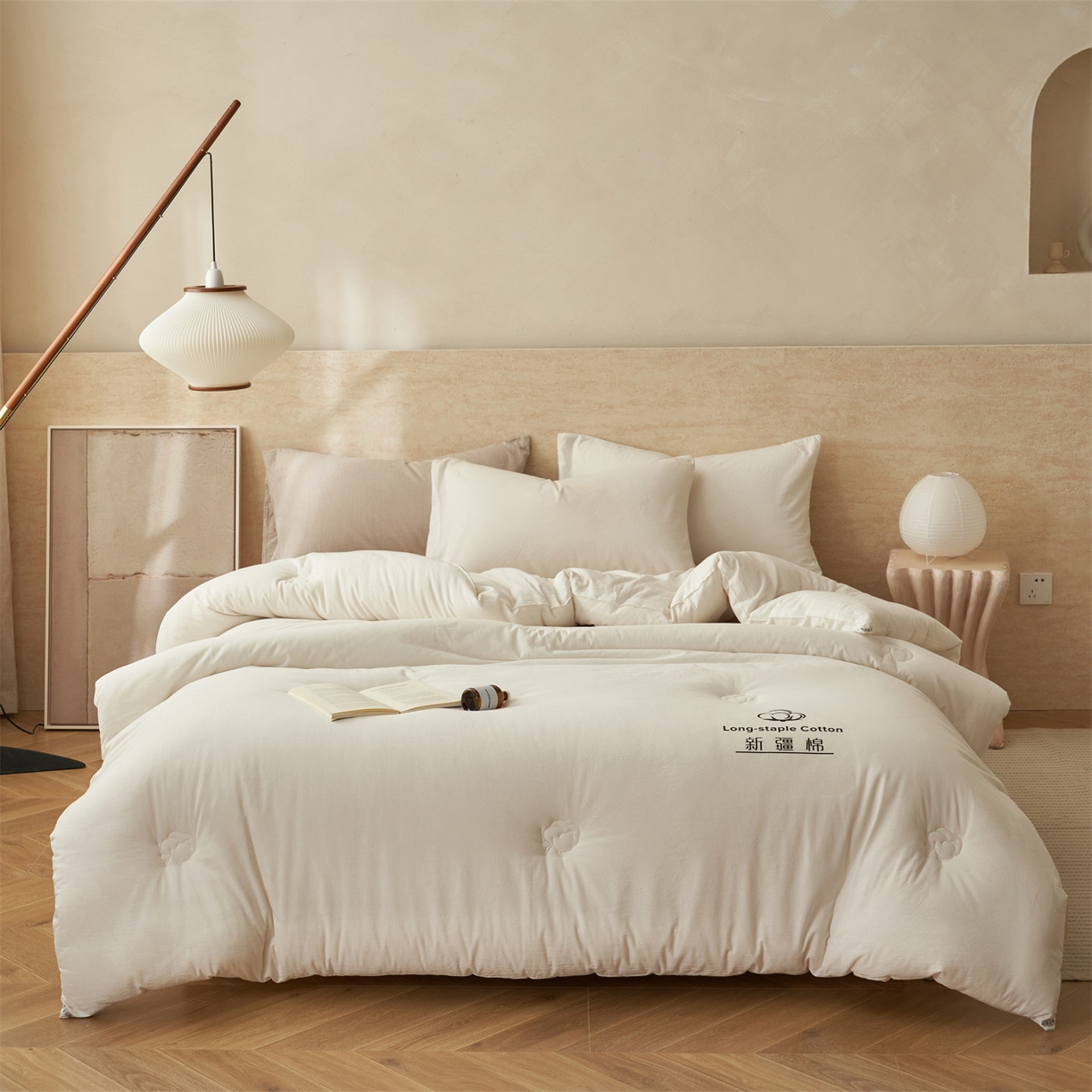 91家纺网 家纺一手货源 找家纺 （总）恬思语家纺 2025秋冬新款水洗棉新疆棉花冬被被子被芯