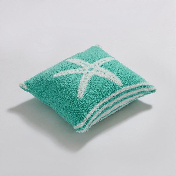 91家纺网 家纺一手货源 找家纺 （总）暖绵绵家纺 2025新款 海星抱枕套靠枕靠垫方枕方垫午睡靠枕套