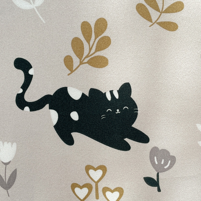 91家纺网 家纺一手货源 找家纺 极梦家纺 2025新款磨毛植物羊绒印花单床笠三件套学生宿舍 丛林猫床笠款