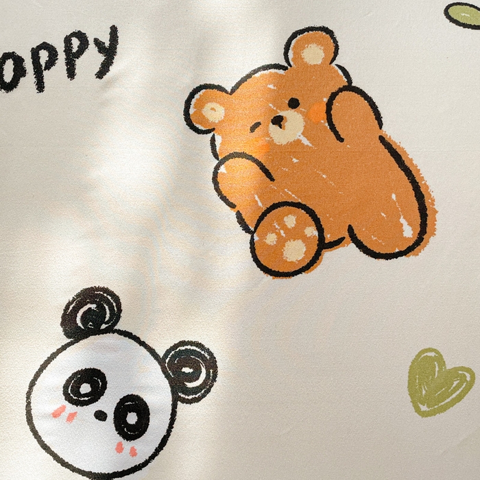 91家纺网 家纺一手货源 找家纺 极梦家纺 2025新款磨毛植物羊绒印花单床笠三件套学生宿舍 欢乐派对床笠款