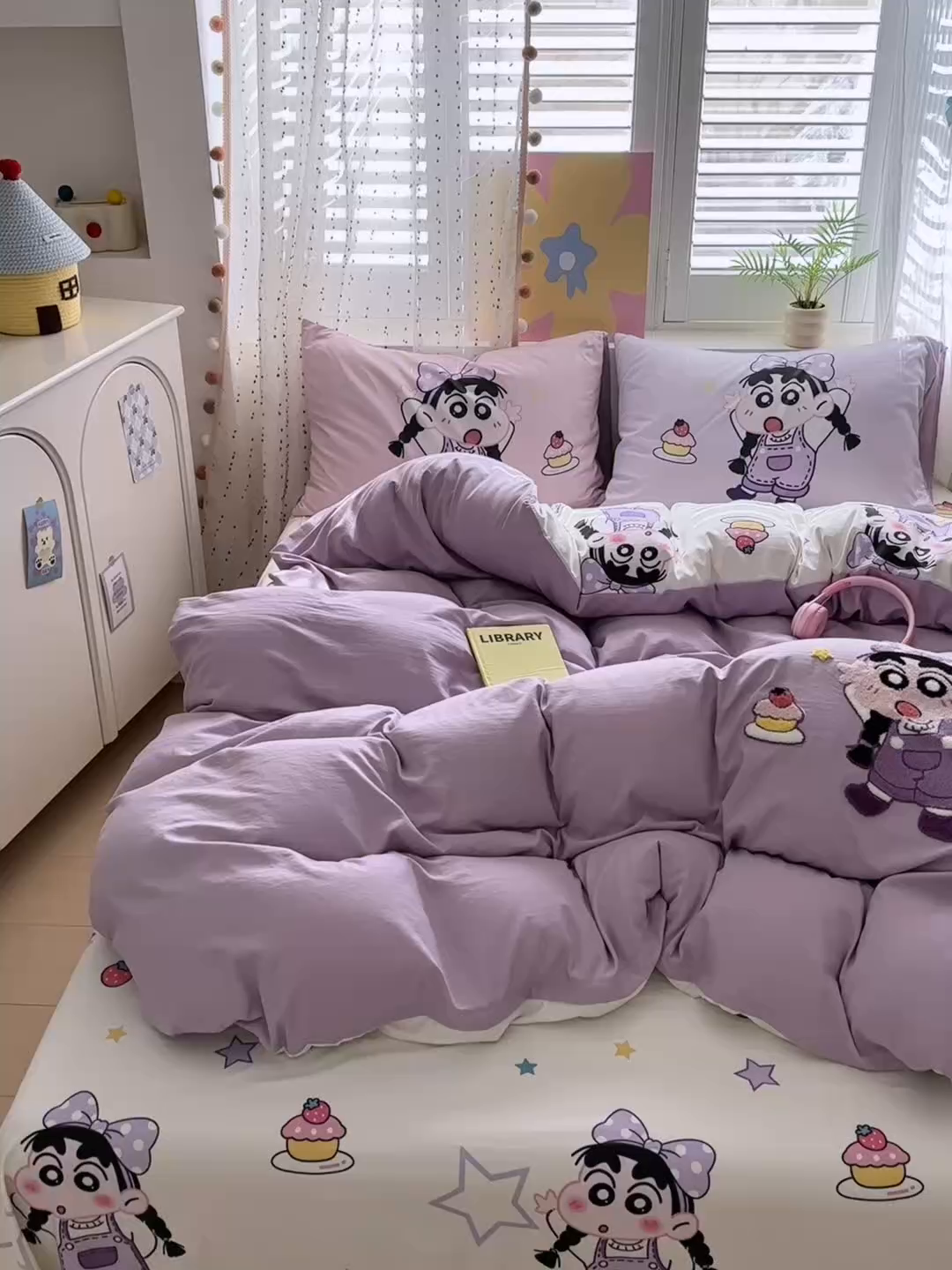 91家纺网 家纺一手货源 找家纺 一霖家纺 2025新款高克重云朵棉毛巾绣印绣四件套-小清新系列-第三波 甜品小新