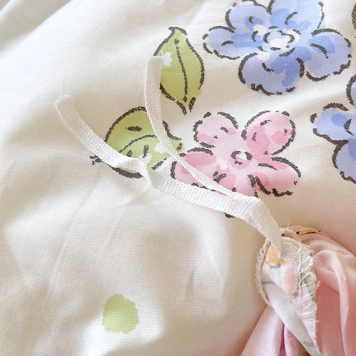 91家纺网 家纺一手货源 找家纺 金鑫汇家纺2025新款全棉纯棉宿舍印花学生宿舍上下铺三件套单被套 喵喵日记