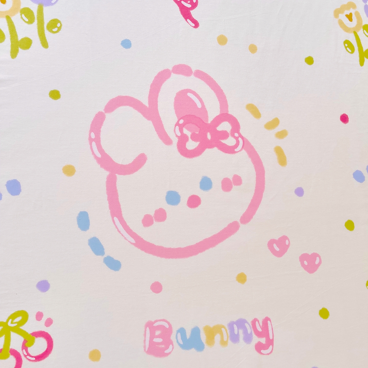 91家纺网 家纺一手货源 找家纺 金鑫汇家纺2025新款全棉纯棉宿舍印花学生宿舍上下铺三件套单被套 奇趣小兔