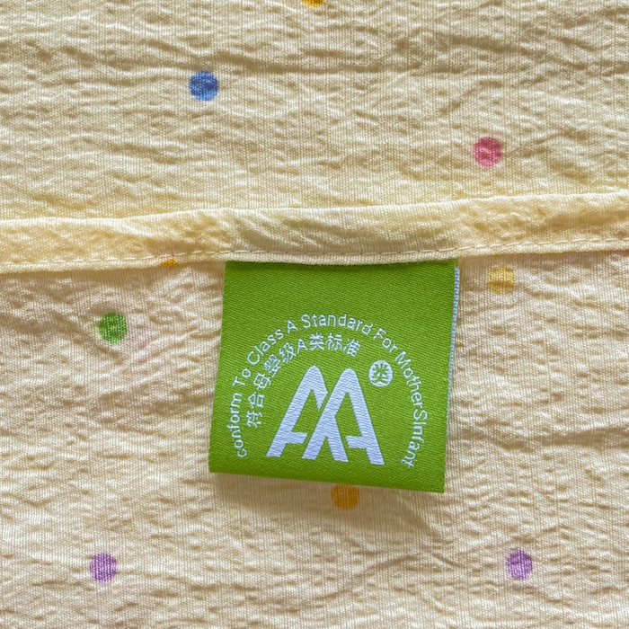 91家纺网 家纺一手货源 找家纺 雅阁尔家纺 2025新款直播小红书ins风针织提花双层纱美式碎花简约床单单品单床单+枕套 彩色波波