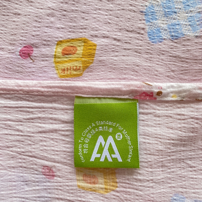 91家纺网 家纺一手货源 找家纺 雅阁尔家纺 2025新款直播小红书ins风针织提花双层纱美式碎花简约床单单品单床单+枕套 咪咪宝贝