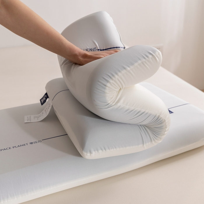 91家纺网 家纺一手货源 找家纺 星芯合家纺 2025新款深睡慢回弹记忆枕枕头枕芯-双芯 双芯 42x70x8cm/只