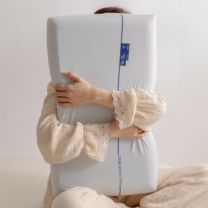 91家纺网 家纺一手货源 找家纺 星芯合家纺 2025新款深睡慢回弹记忆枕枕头枕芯-双芯 双芯 42x70x10cm/只