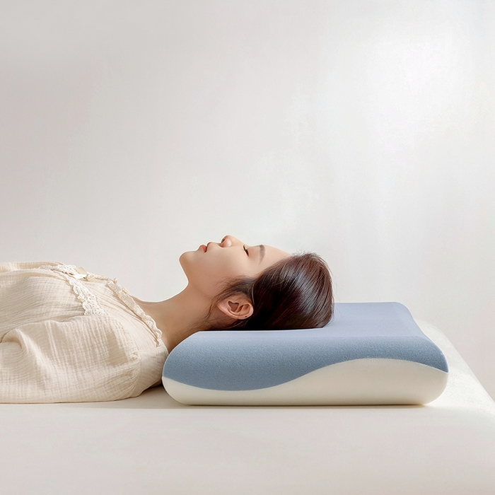 91家纺网 家纺一手货源 找家纺 星芯合家纺 2025新款深睡慢回弹记忆枕枕头枕芯-双芯 双芯 42x70x10cm/只