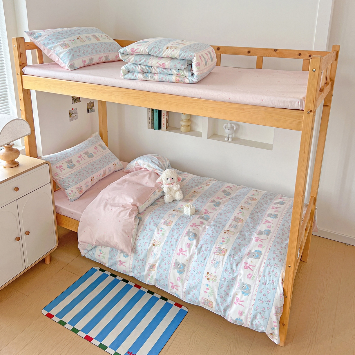 91家纺网 家纺一手货源 找家纺 （总）名兮2025新款全棉纯棉13372学生床多件套