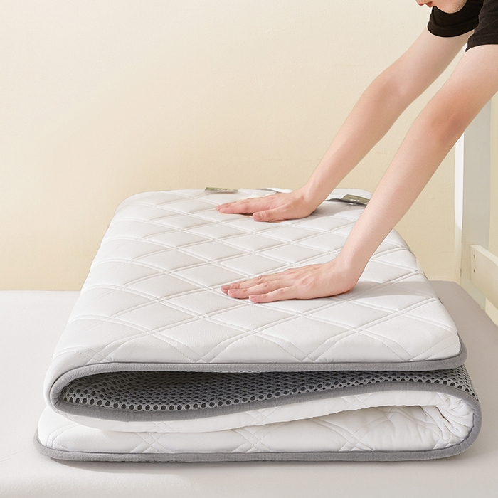 91家纺网 家纺一手货源 找家纺 （总）丽诺床垫 2025新款提花乳胶记忆枕学生床垫