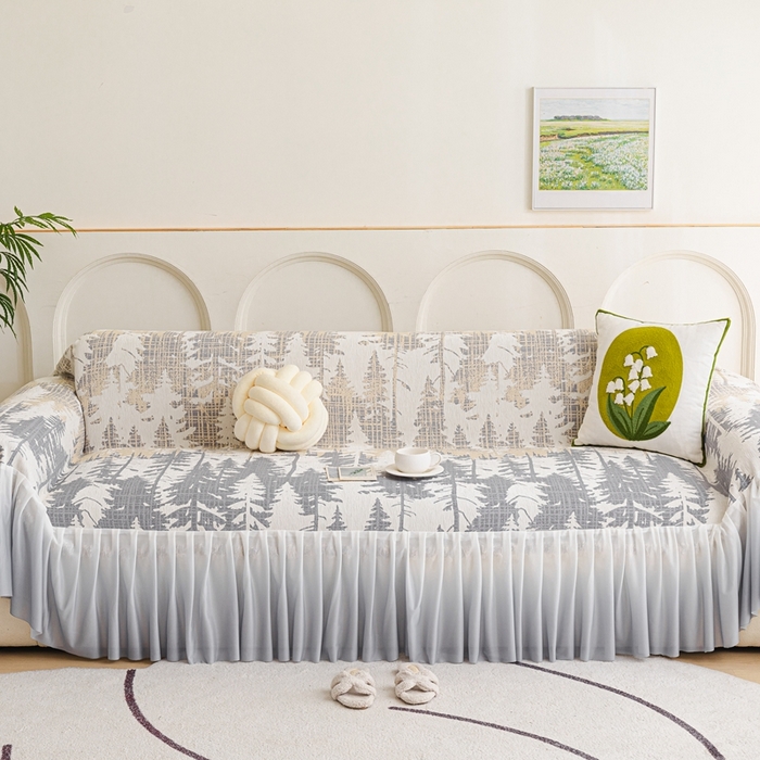 91家纺网 家纺一手货源 找家纺 （总）沐沐家纺 2026春夏新款枝荫沙发巾