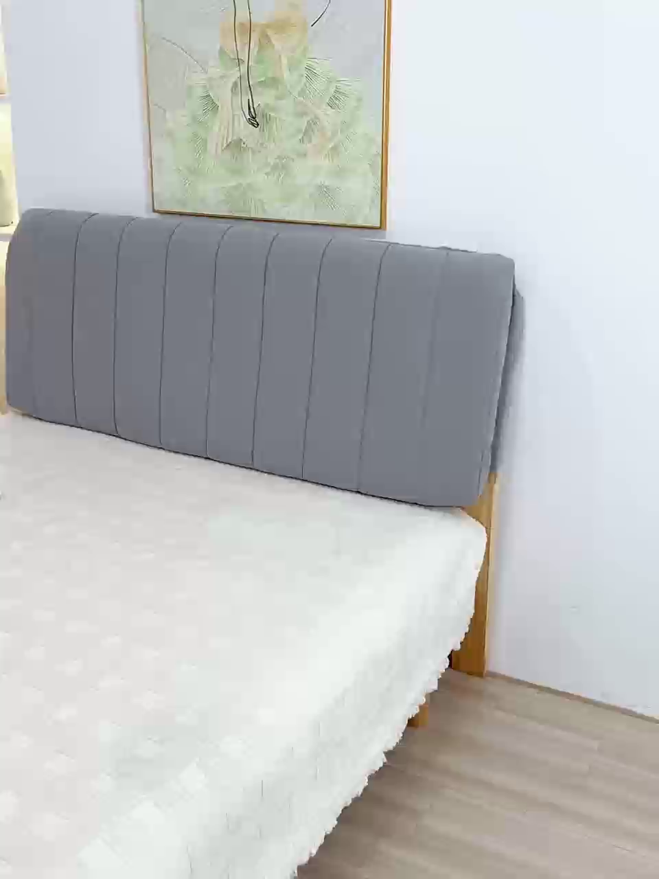 91家纺网 家纺一手货源 找家纺 （总）沐沐家纺 2026新款泰迪绒床头罩靠背