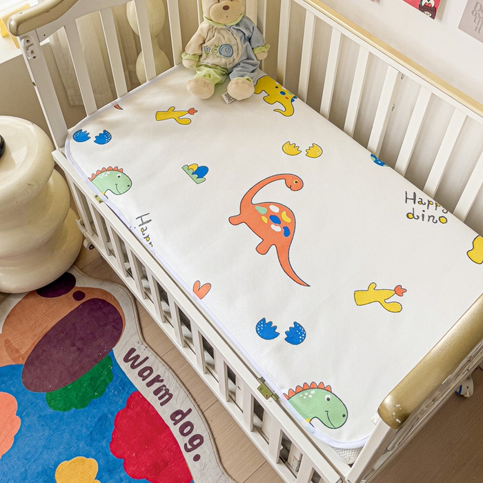 91家纺网 家纺一手货源 找家纺 富馨莱 2025年新款隔尿垫婴儿老人防水垫 多多恐龙