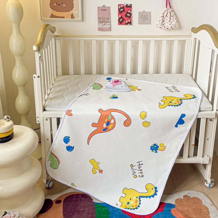 91家纺网 家纺一手货源 找家纺 富馨莱 2025年新款隔尿垫婴儿老人防水垫 多多恐龙