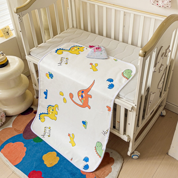 91家纺网 家纺一手货源 找家纺 富馨莱 2025年新款隔尿垫婴儿老人防水垫 多多恐龙