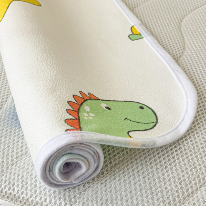 91家纺网 家纺一手货源 找家纺 富馨莱 2025年新款隔尿垫婴儿老人防水垫 多多恐龙